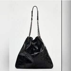 Zara black shoulder bag